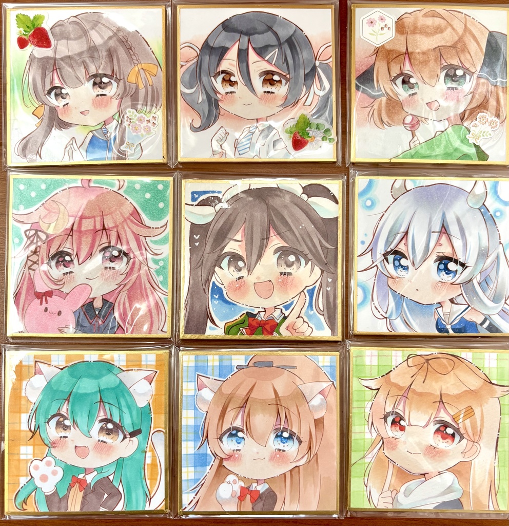 原画 手描きイラスト 艦隊これくしょん 豆色紙