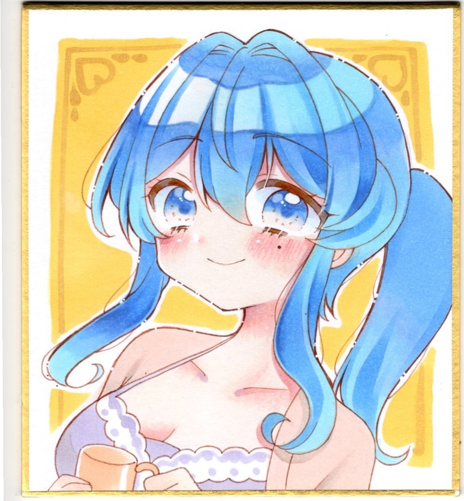 原画　手描きイラスト　艦隊これくしょん　ゴトランド