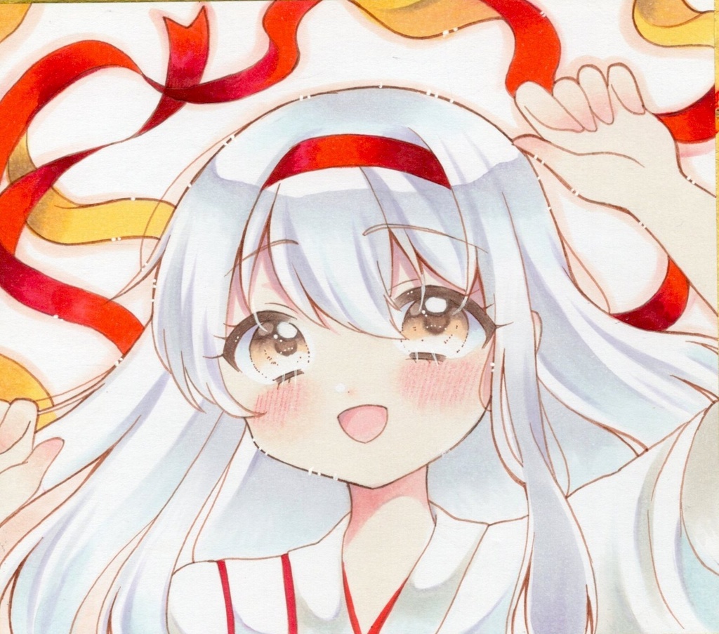 原画　手描きイラスト　艦隊これくしょん　翔鶴