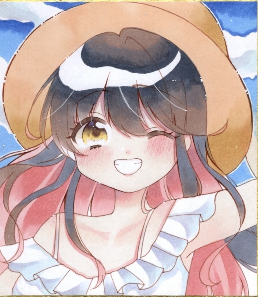 原画 手描きイラスト 艦隊これくしょん 長波