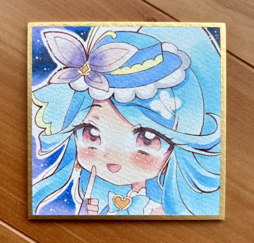 原画 手描きイラスト 名探偵プリキュア キュアエクレール