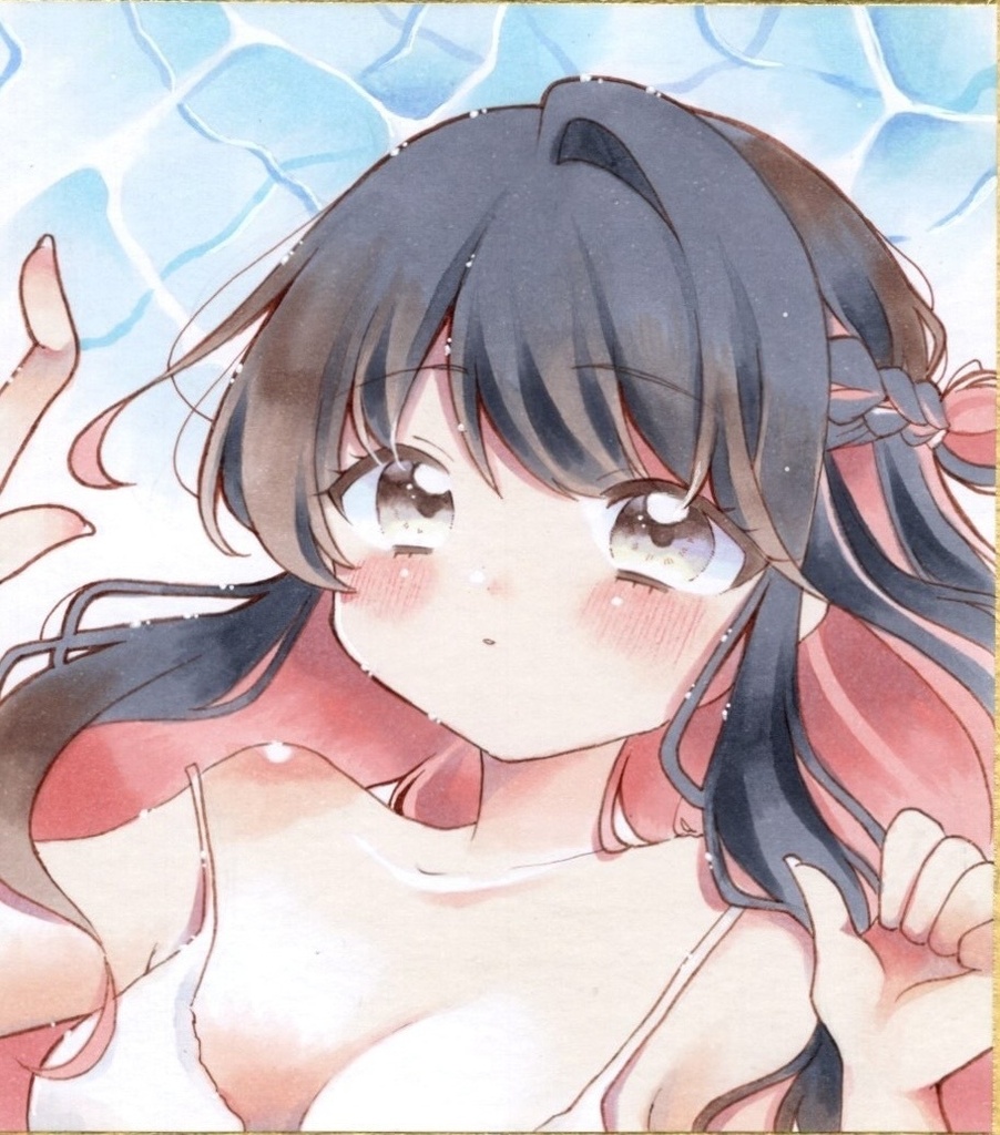 原画 手描きイラスト 艦隊これくしょん 長波