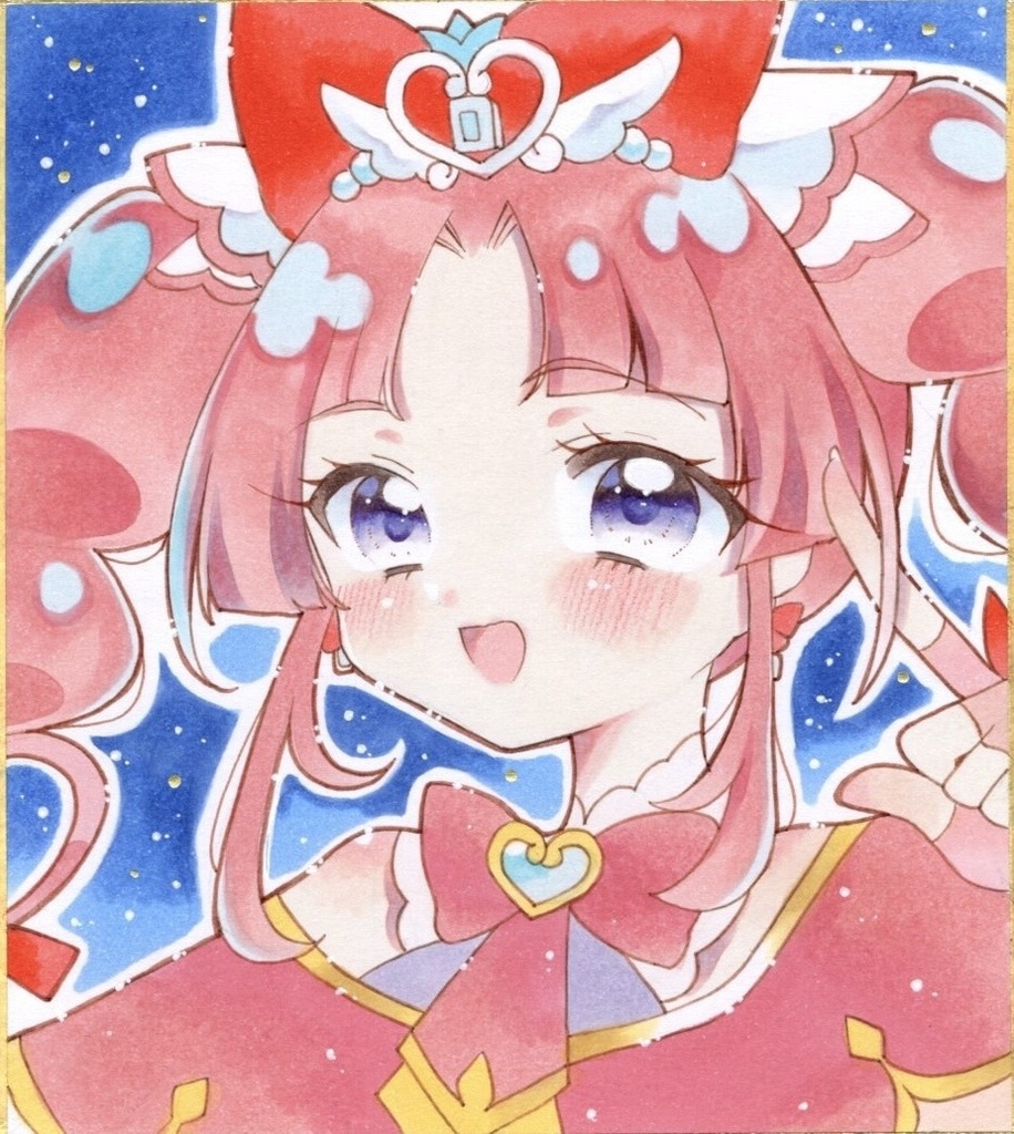 原画 手描きイラスト 名探偵プリキュア キュアミスティック