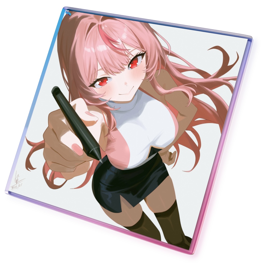 ローズのらくがきアクキー