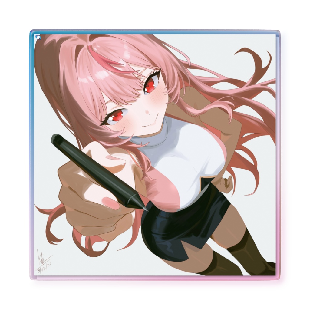 ローズのらくがきアクキー