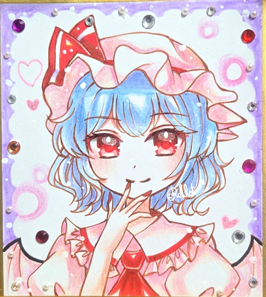 【東方project】レミリア・スカーレット　小色紙