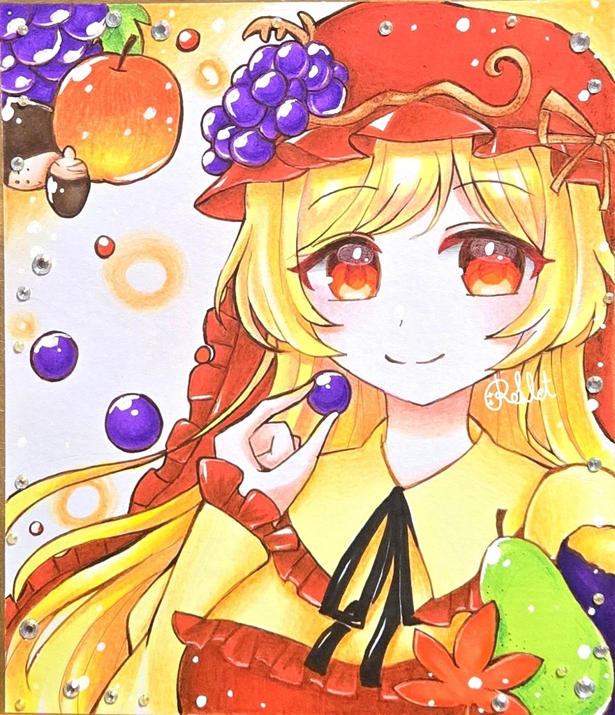 【東方project】秋穣子(EX穣子) 中色紙