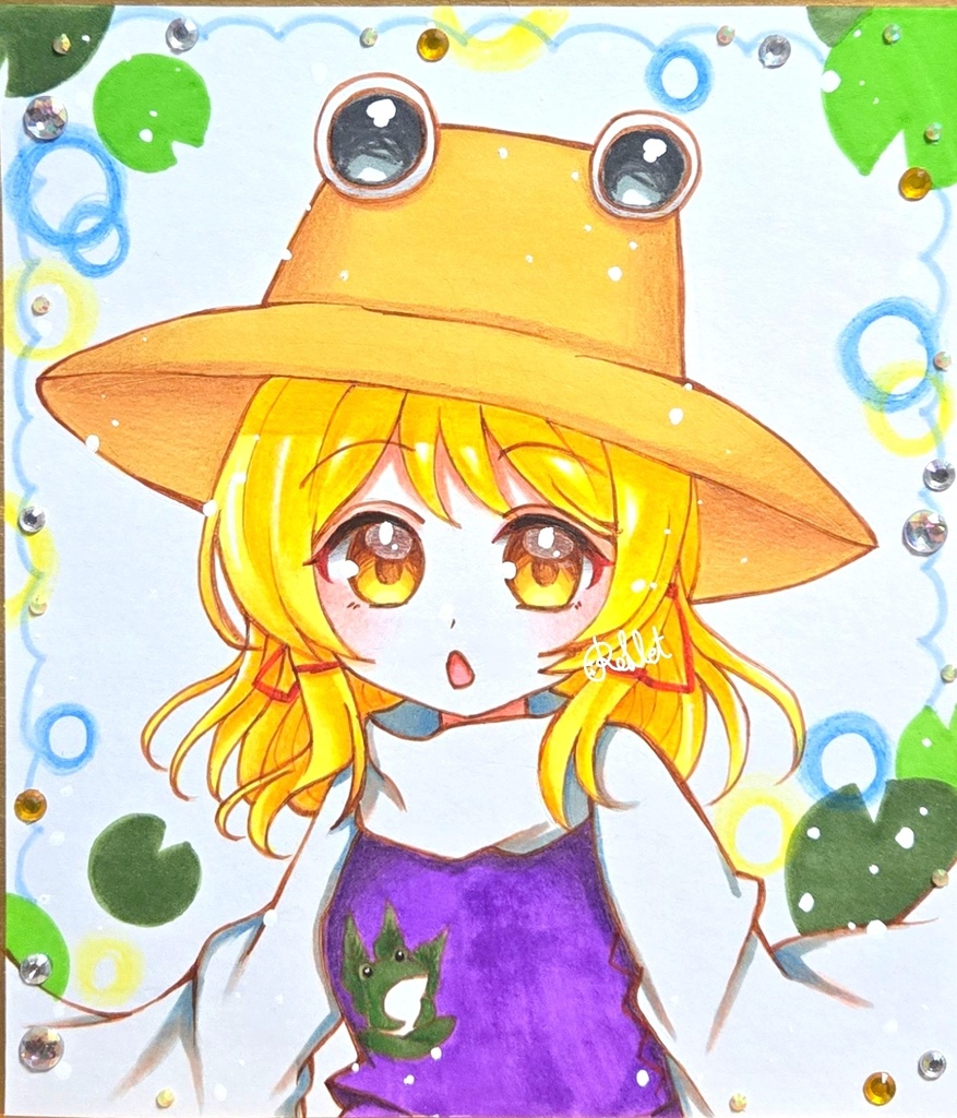 【東方project】洩矢諏訪子　中色紙