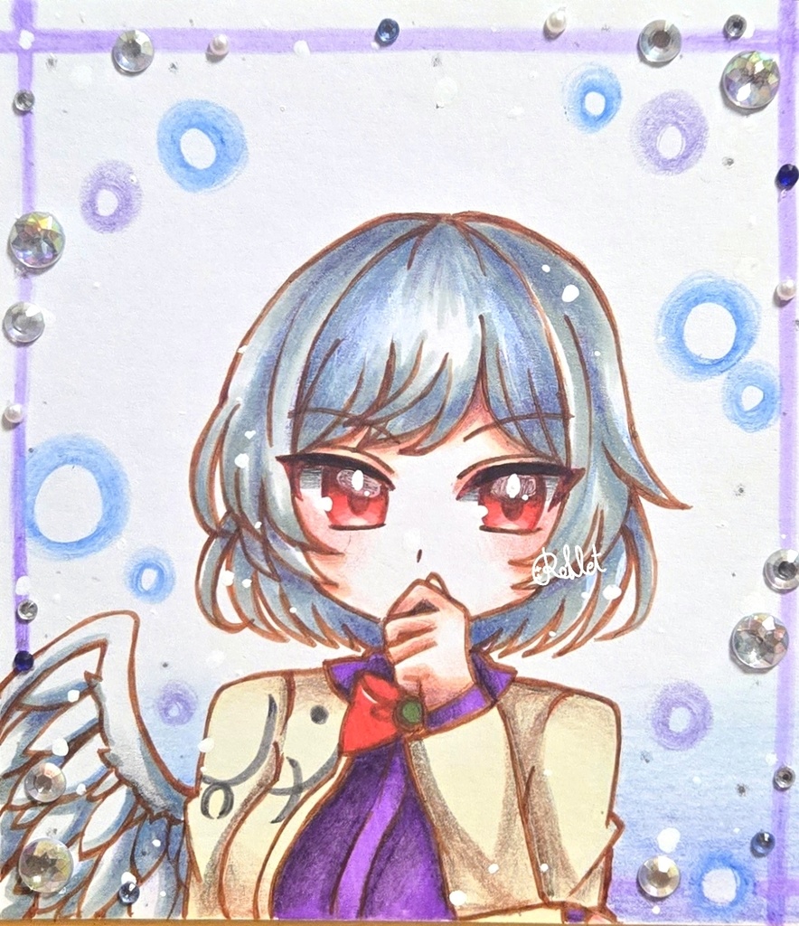 【東方project】稀神サグメ　小色紙