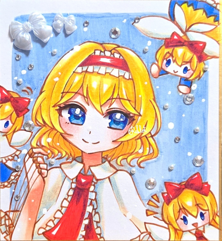 【東方project】アリス・マーガトロイド　小色紙