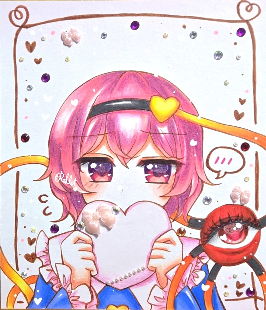 【東方project】古明地さとり　中色紙