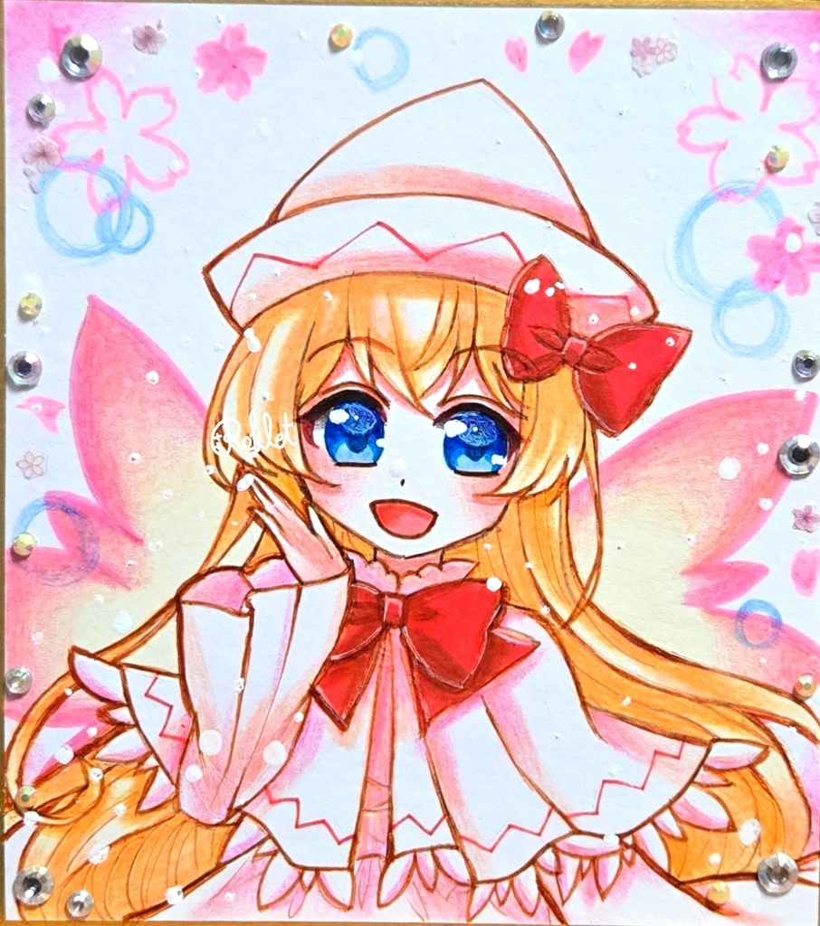 【東方Project】リリーホワイト　小色紙