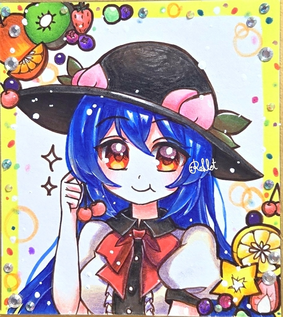 【東方Project】比那名居天子　小色紙