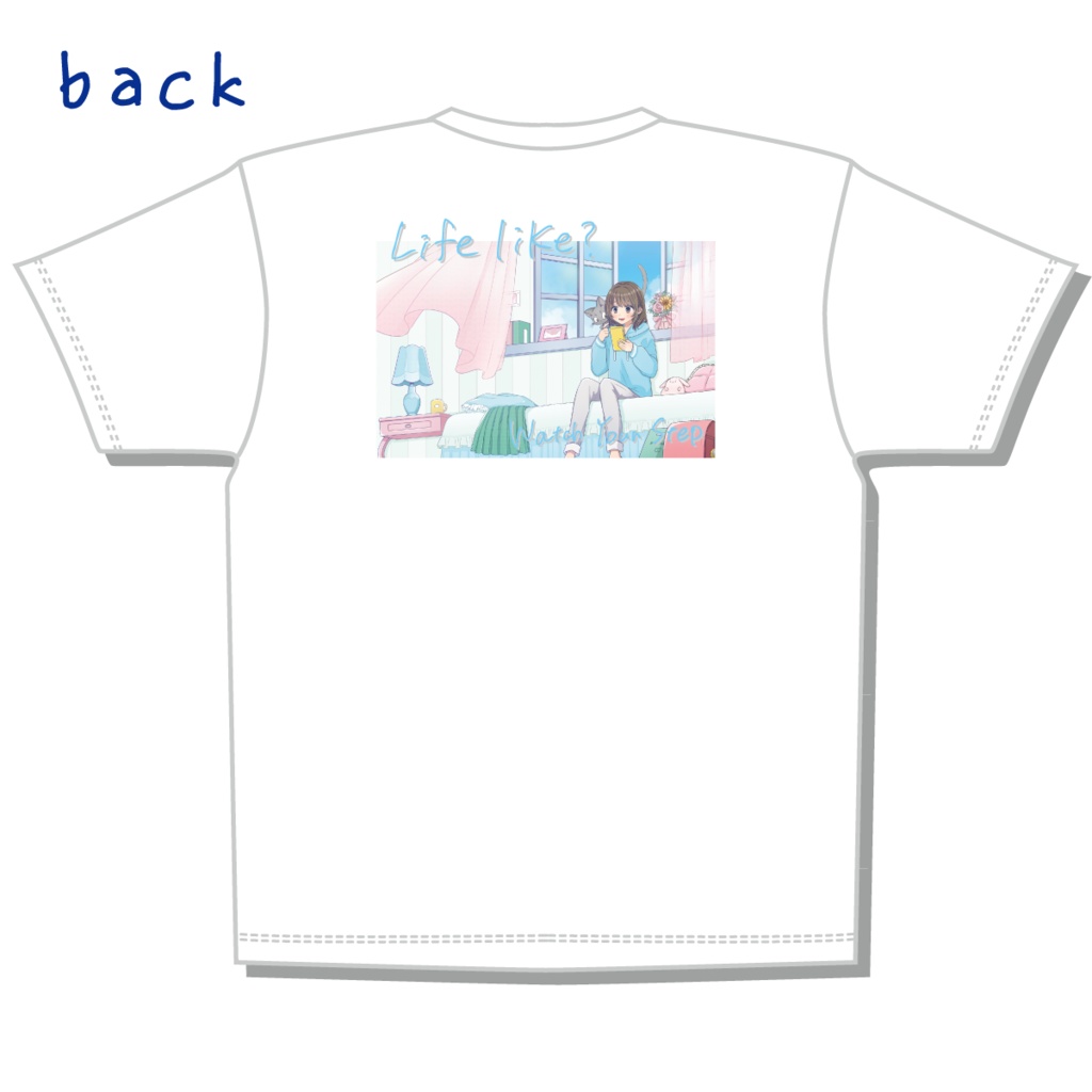 『 Life like? 』ビックシルエットTシャツ(送料分値引き価格)