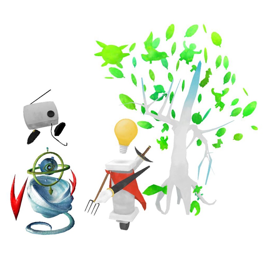 バーチャル劇団まぼろし座 第五回公演「星の数ほどの彼女」立体保存演劇・モデルセット