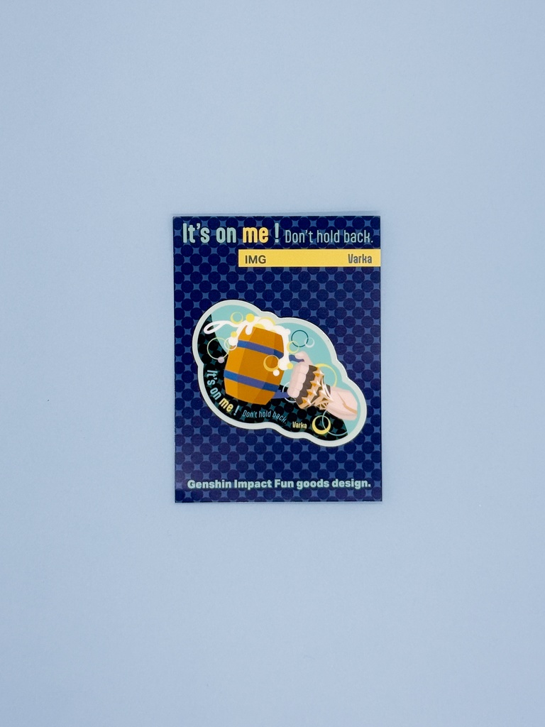 【原神・ファルカ】イメージアクキー&ステッカー