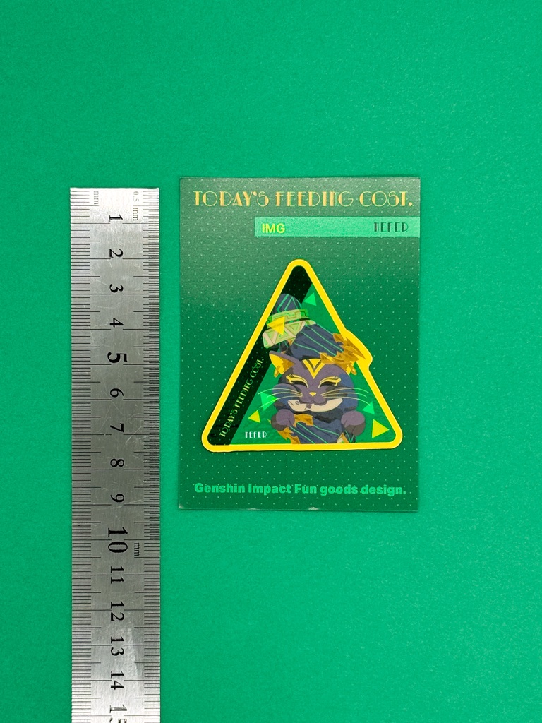 【原神・ネフェル】イメージアクキー&ステッカー