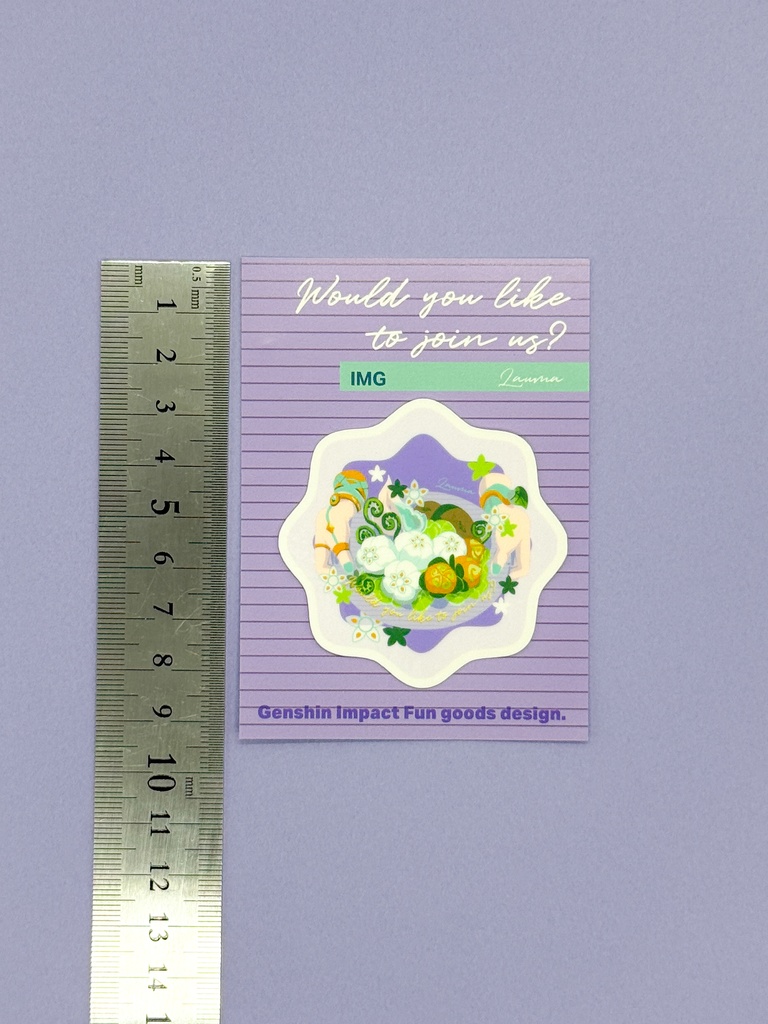 【原神・ラウマ】イメージアクキー&ステッカー