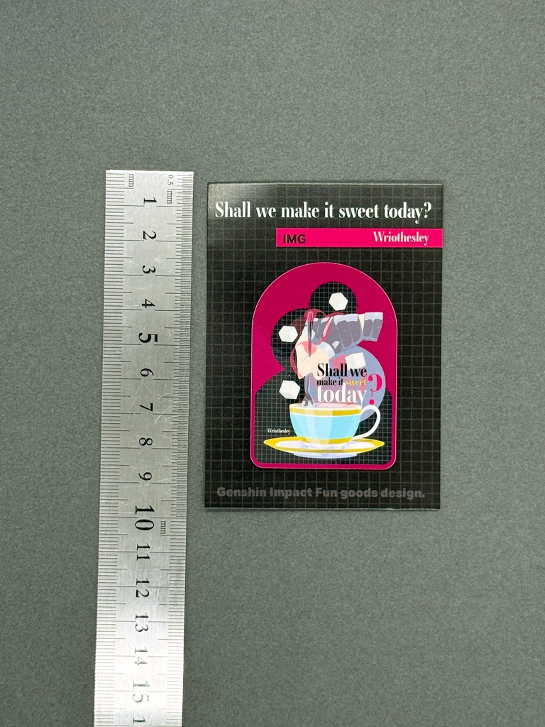 【原神・リオセスリ】イメージアクキー&ステッカー