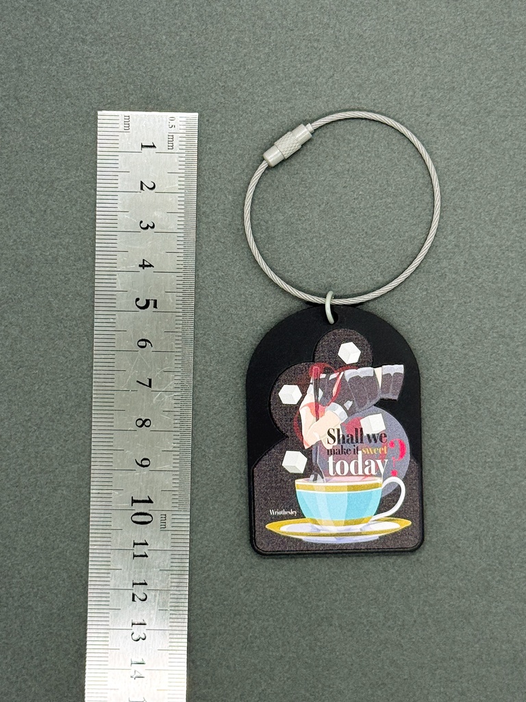 【原神・リオセスリ】イメージアクキー&ステッカー