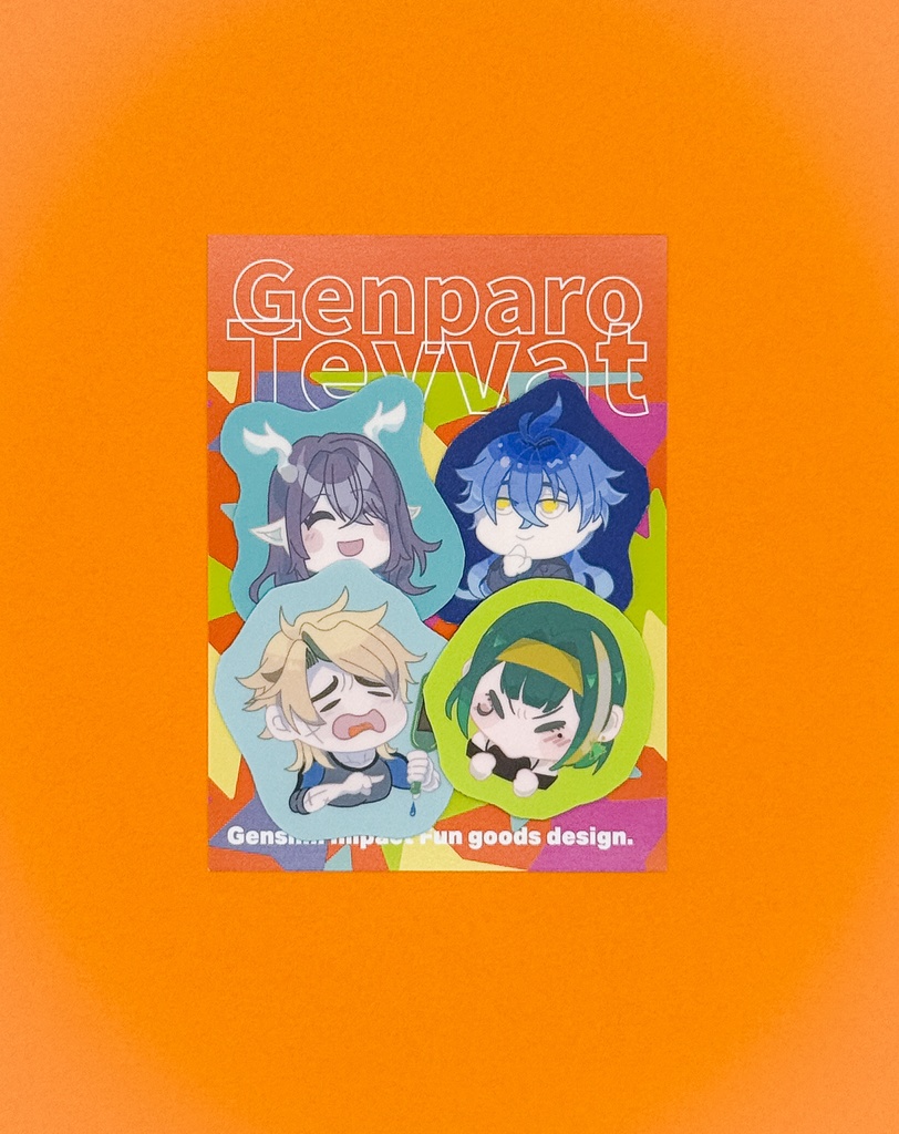 【原神】ステッカーセット〜現パロver.〜