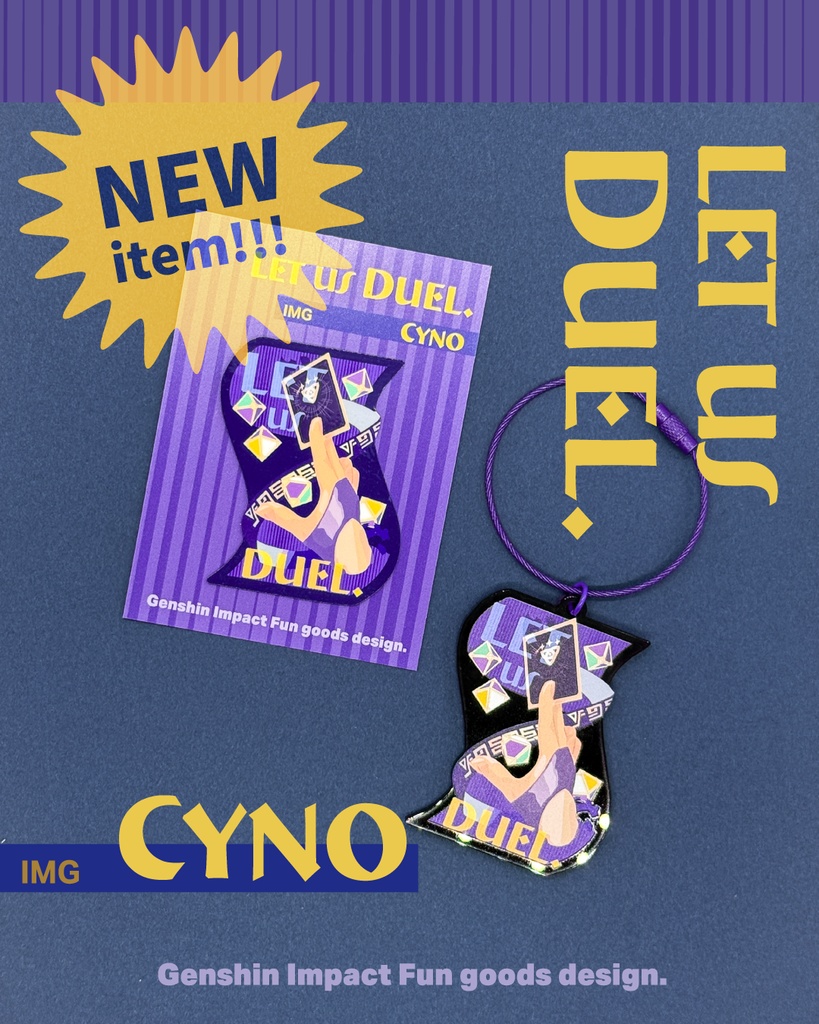 【原神・セノ】イメージアクキー＆ステッカー