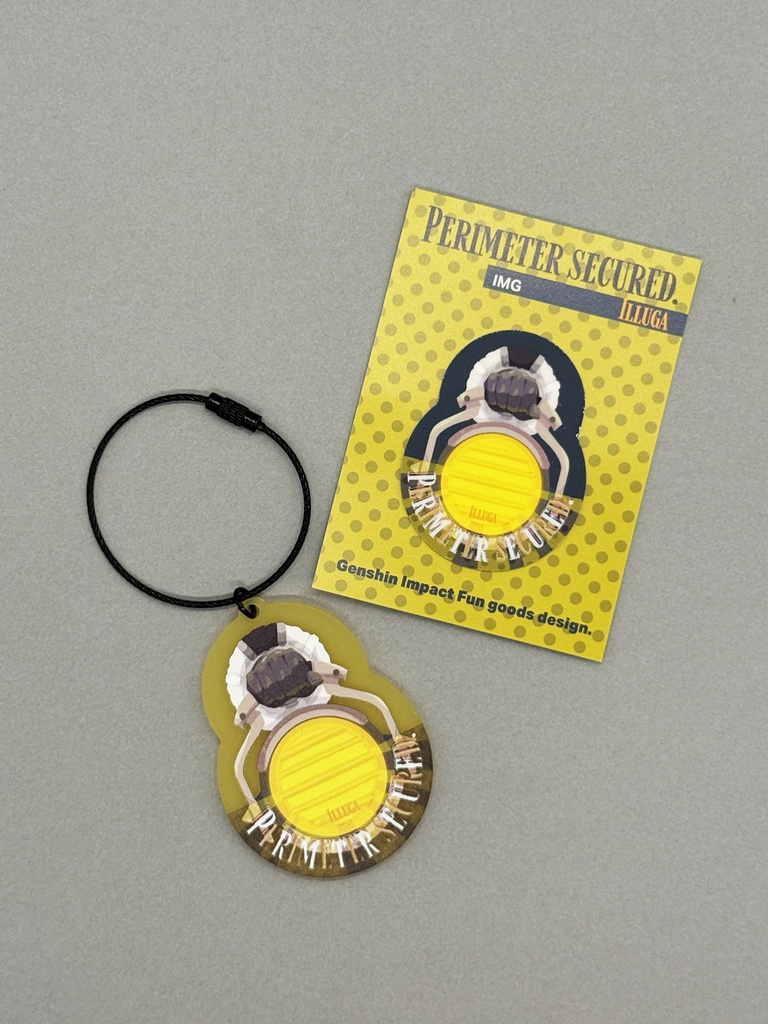 【原神・イルーガ】イメージアクキー&ステッカー