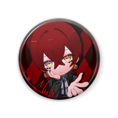 むぅじ、缶バッチ