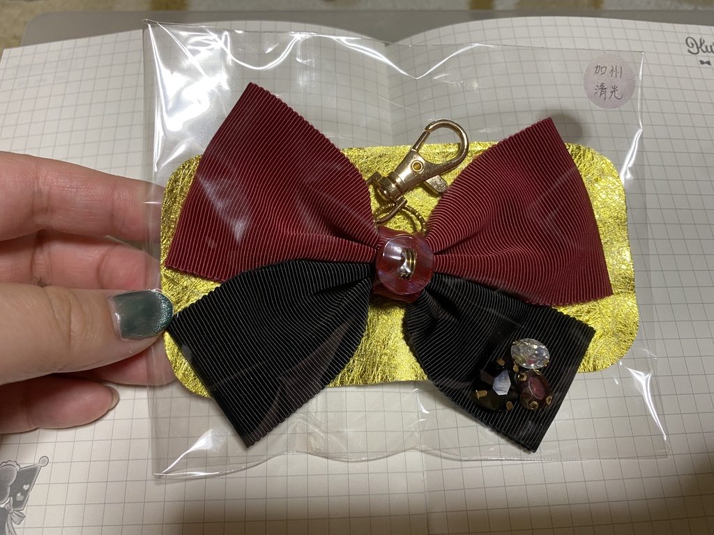 刀剣乱舞 りぼんバッグチャーム 加州清光