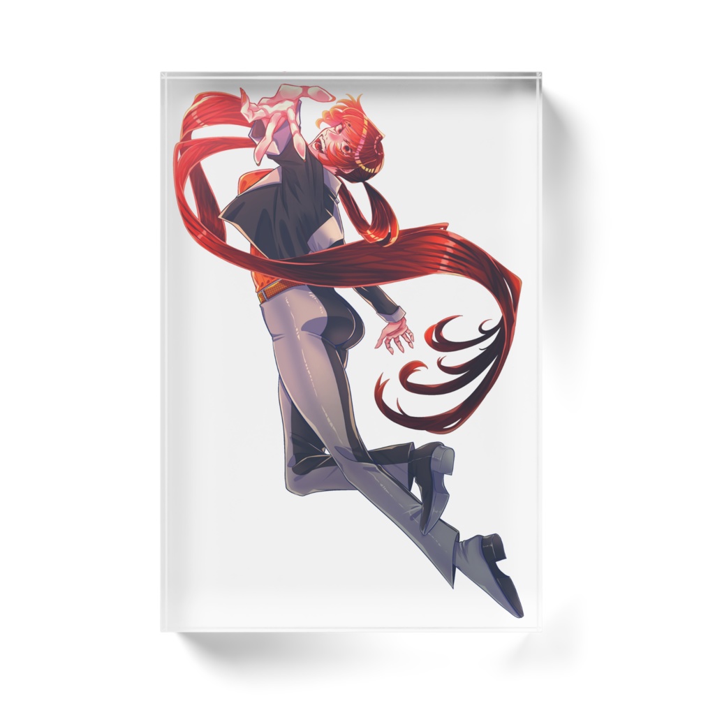 足柄悠のアクリルブロック