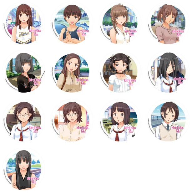 キミキス アニバーサリー缶バッジ(BOX)