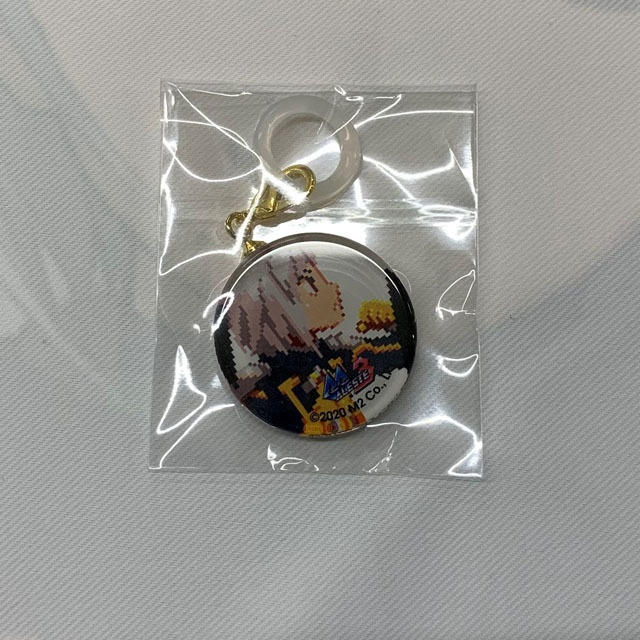 GGアレスタ3 ガラス傘チャーム 06(ホワイト・ドットVer.)