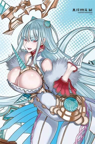 【本庄雷太展】イドラ ファンタシースターサーガ B2タペストリー