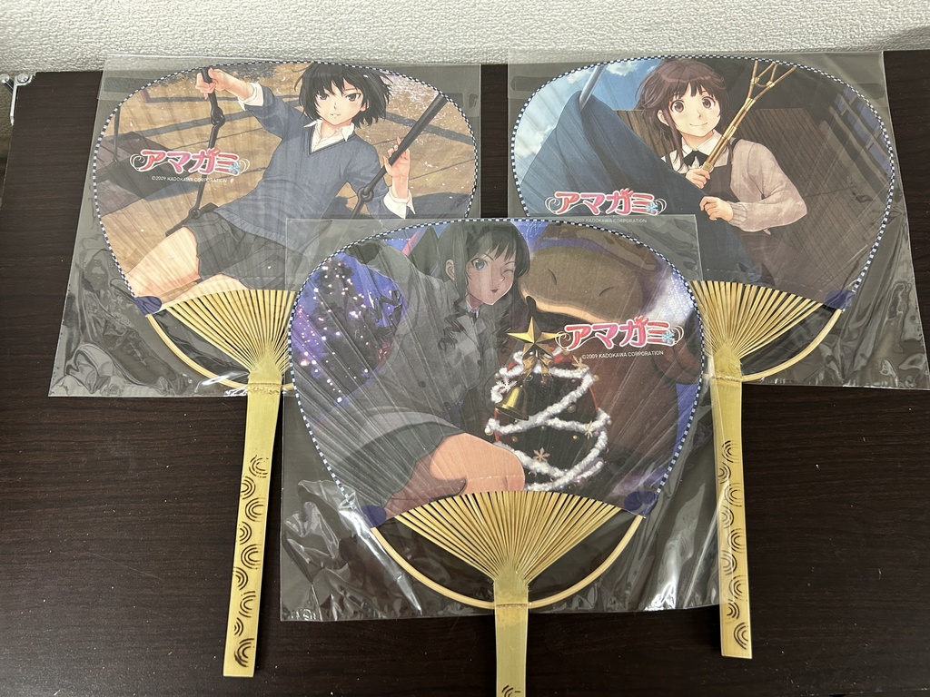 アマガミ創設祭竹製うちわ（全3種）