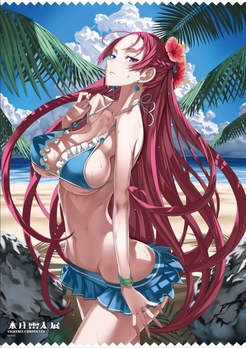 【本庄雷太展】戦場のヴァルキュリア B2水着タペストリー【再販】