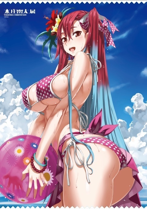 【本庄雷太展】戦場のヴァルキュリア B2水着タペストリー【再販】