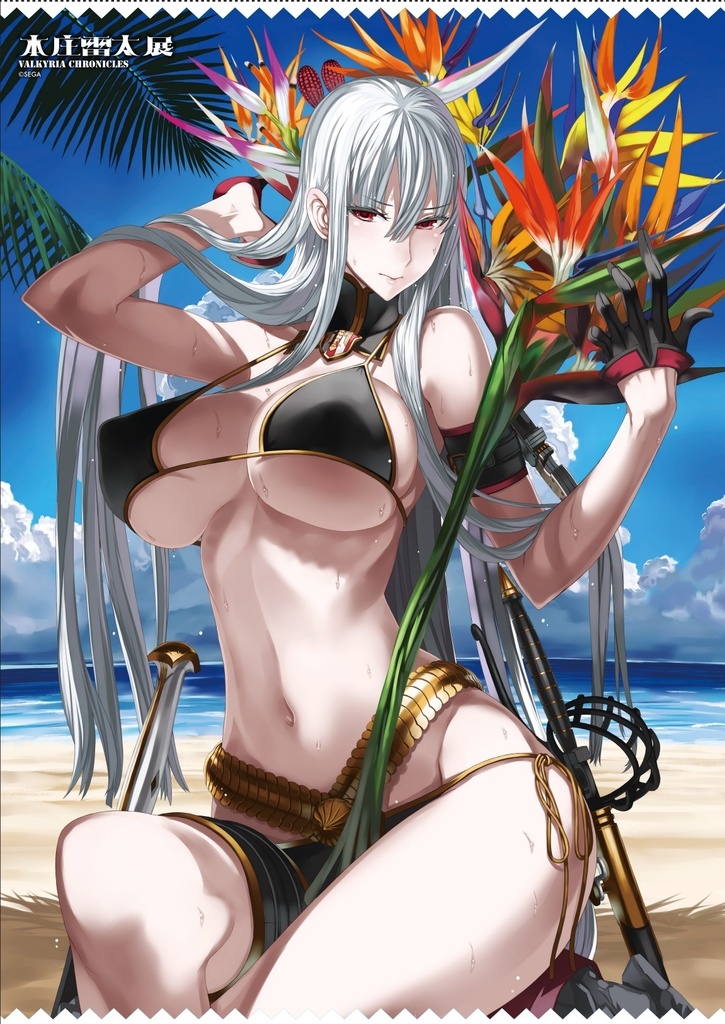 【本庄雷太展】戦場のヴァルキュリア B2水着タペストリー【再販】