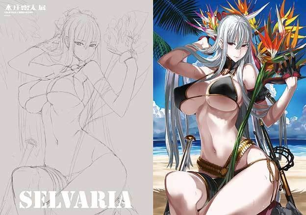 【本庄雷太展】戦場のヴァルキュリア 水着クリアファイルセット【再販】