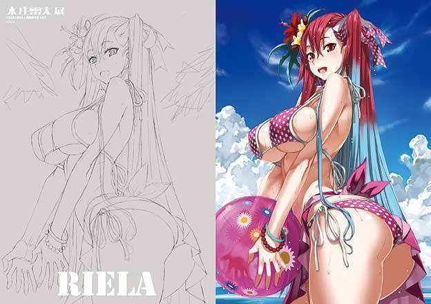 【本庄雷太展】戦場のヴァルキュリア 水着クリアファイルセット【再販】