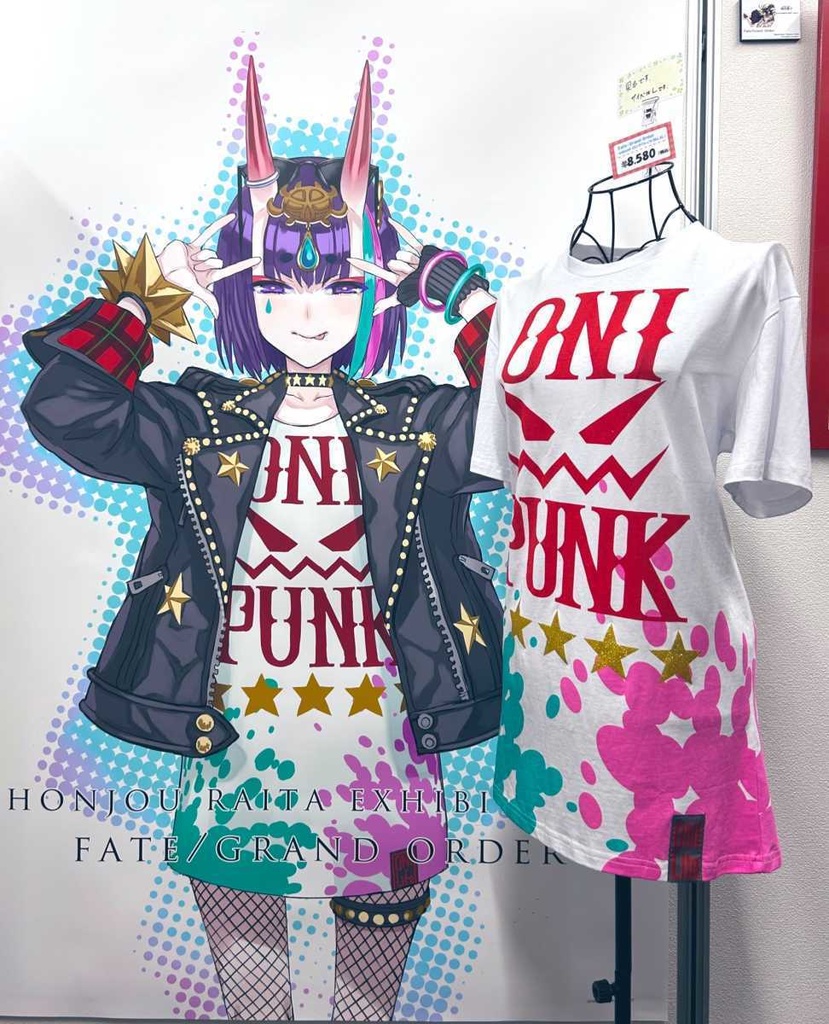 【本庄雷太展】FGO 酒呑童子ONIPUNKロングTシャツ【FGO編1期】