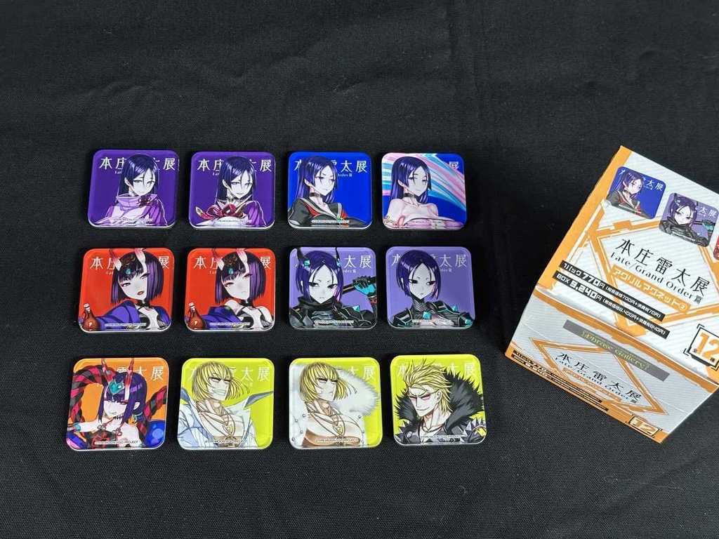 【本庄雷太展】FGO アクリルマグネット(BOX)【FGO篇1期】