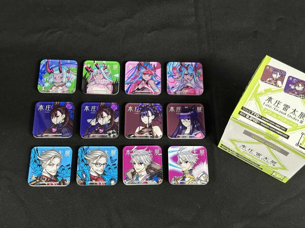 【本庄雷太展】FGO アクリルマグネット(BOX)【FGO篇1期】