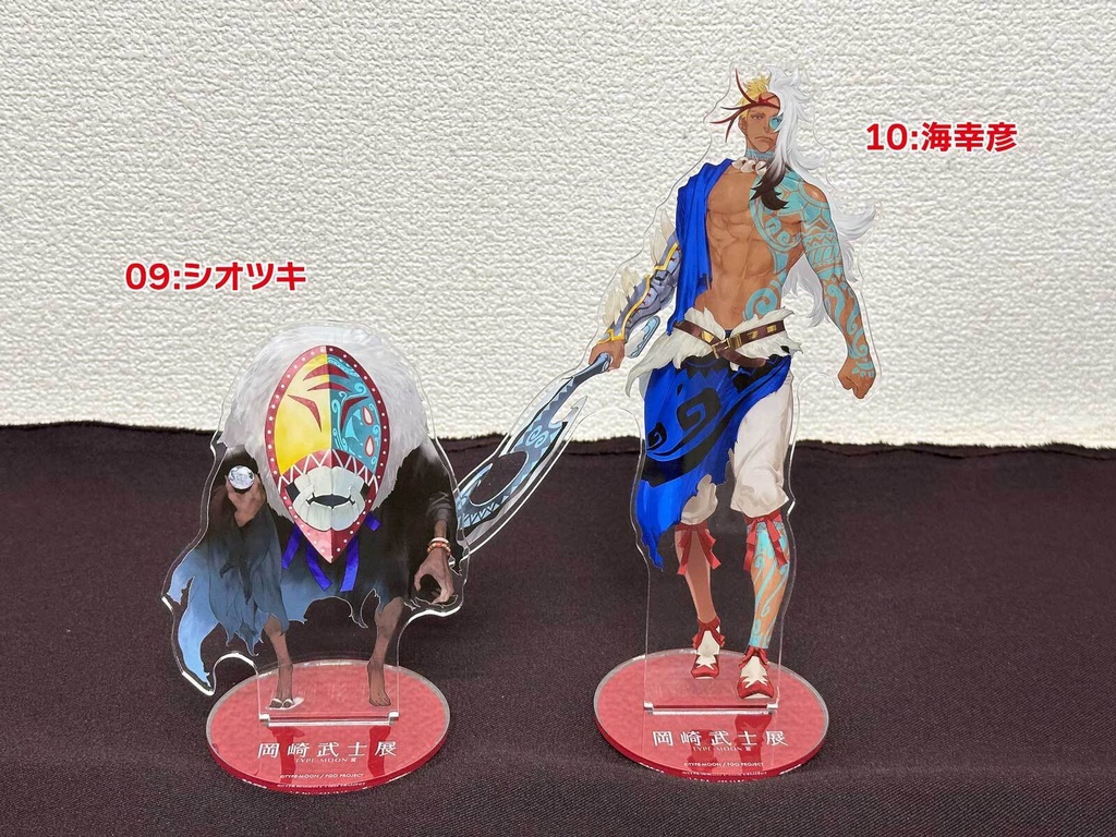 【マチ★アソビVol.30】【岡崎武士展】BIGアクリルポップ
