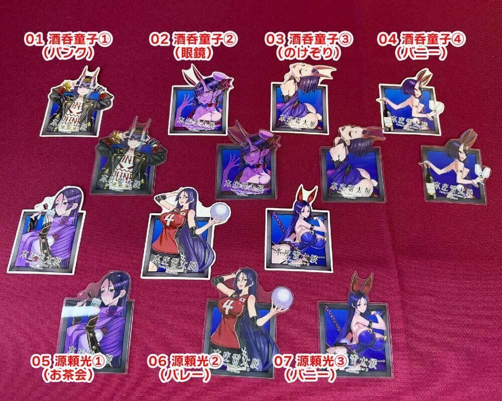 【本庄雷太展】ダイカットステッカー