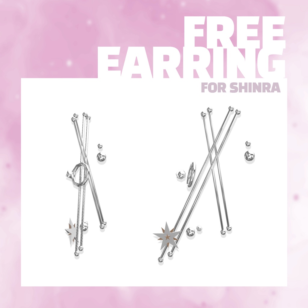 ❣ 森羅 Shinra ❣ Free earrings
