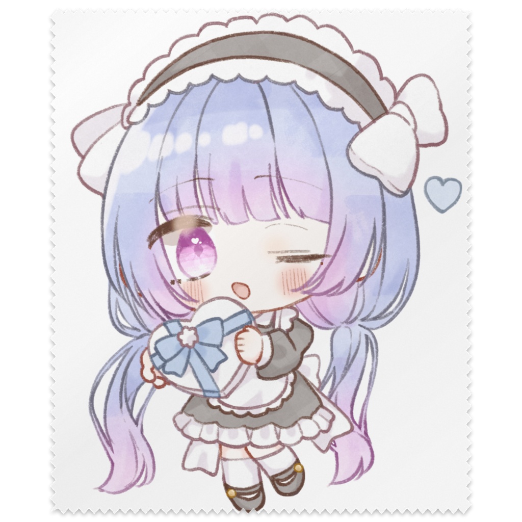 バレンタインメガネ拭き