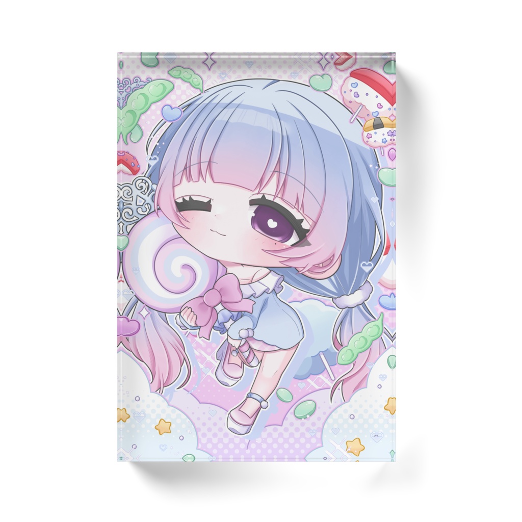 1周年記念アクリルブロック