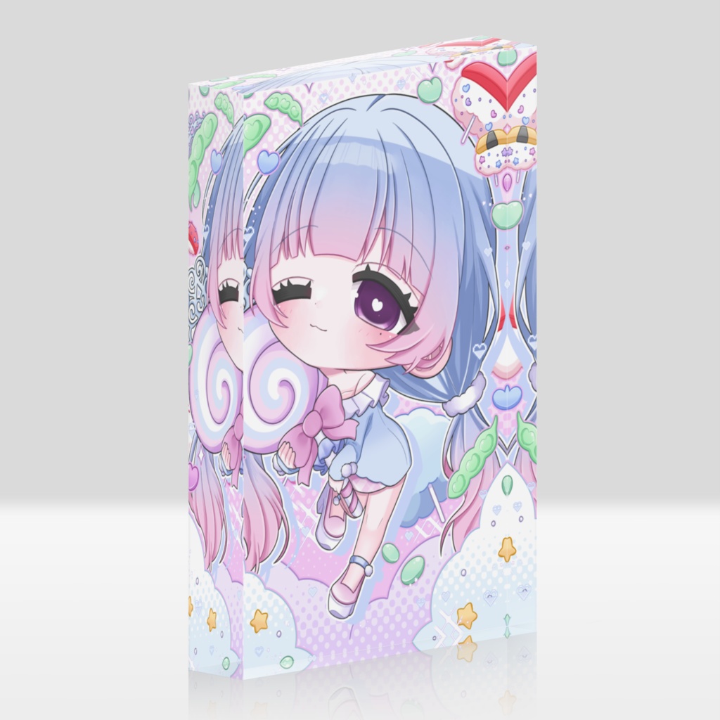 1周年記念アクリルブロック