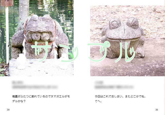 かえる旅文庫2 蛙顔編(フォトブック)