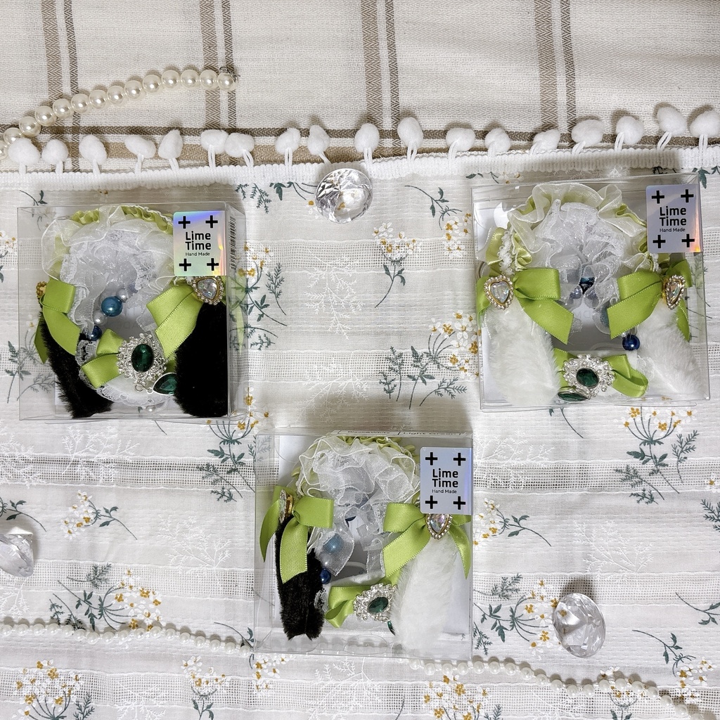 【usamimi】ヘッドドレスセット Light Green
